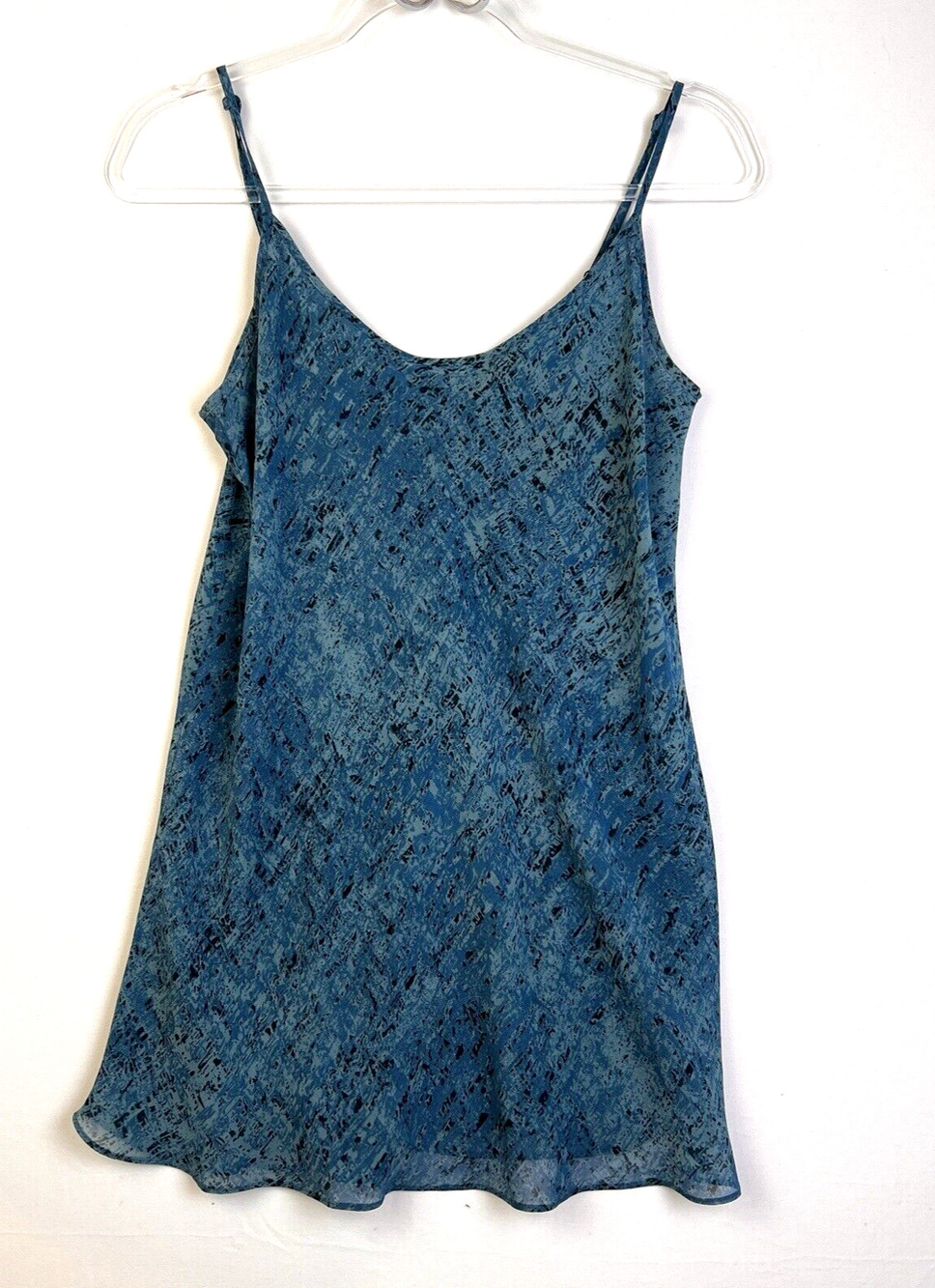 CAbi Semi Sheer Camisole Top Women Small Green Strappy Fairy Whimsey Party